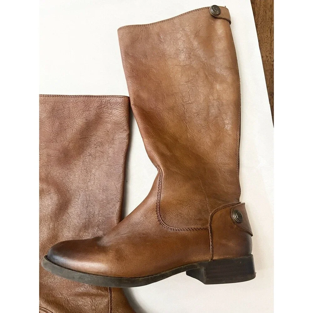 ARTURO CHIANG Brown Ombre Fierce Riding Boots 8.5 Tall